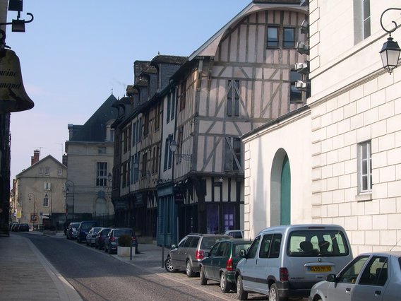  maisons à pans de bois, rue de la Cité